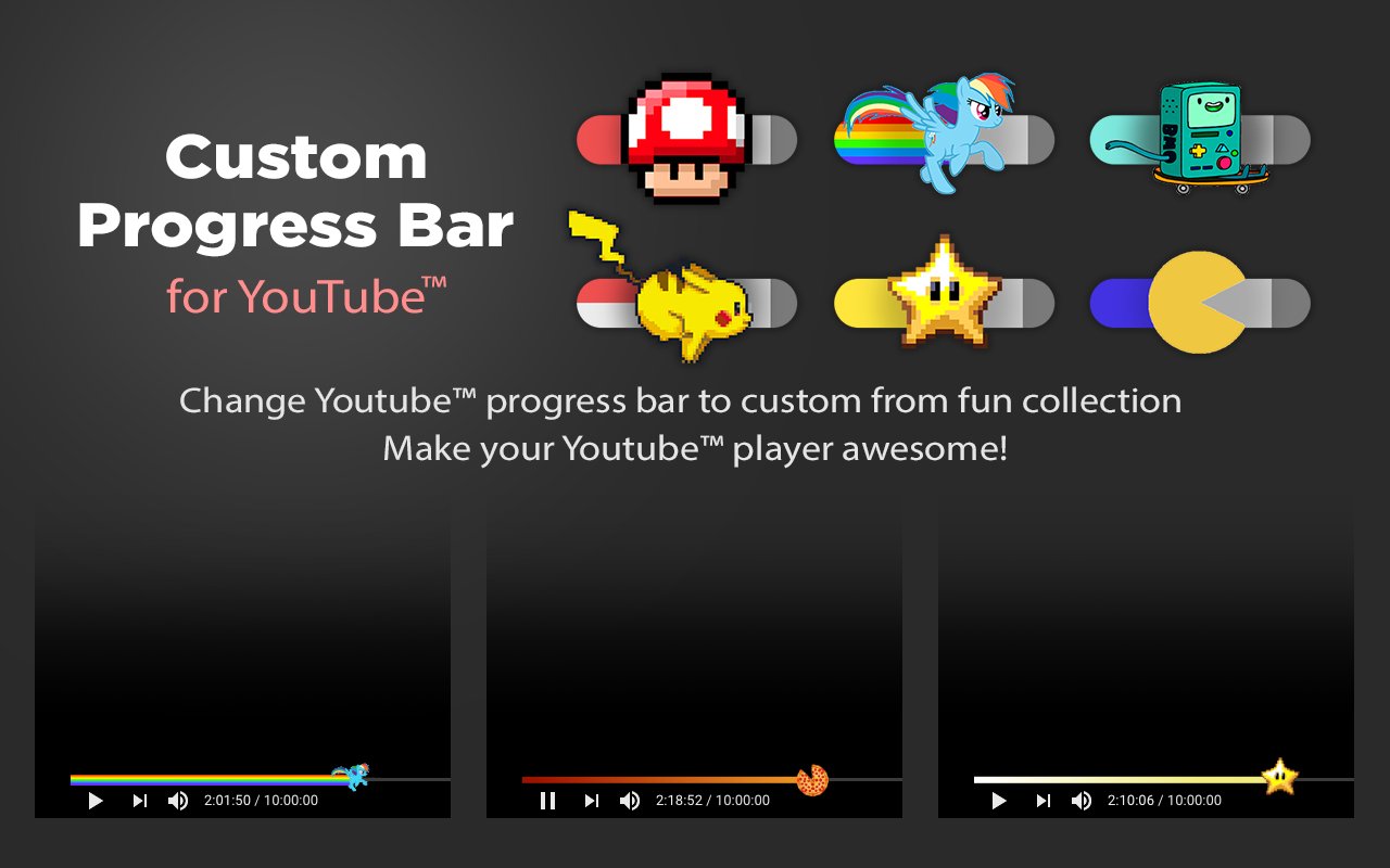 Custom Progress Bar for YouTube